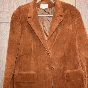 Brown Corduroy Blazer